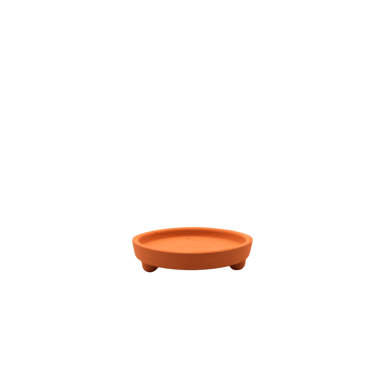 Light Terracotta Saucer w Legs - M