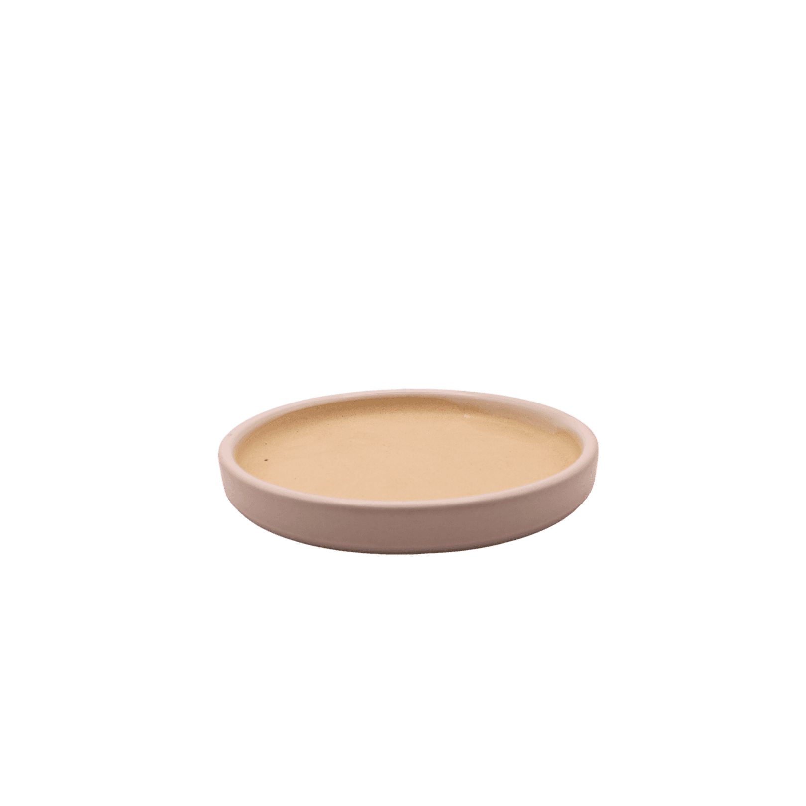 White Ceramic Saucer - M
