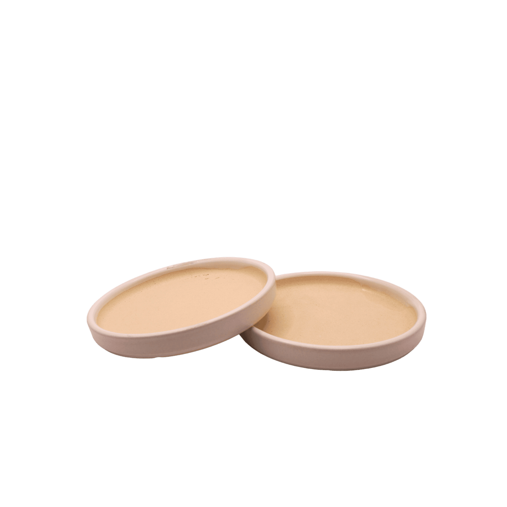 White Ceramic Saucer - M